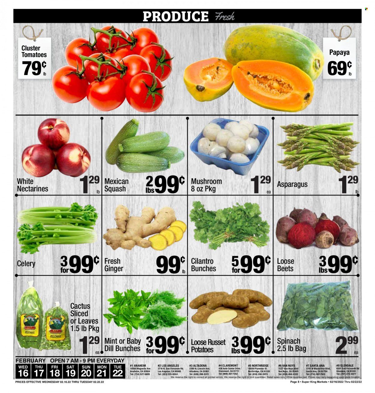 Super King Markets (CA) Weekly Ad Flyer February 17 to February 24
