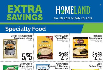 Homeland (OK, TX) Weekly Ad Flyer February 17 to February 24