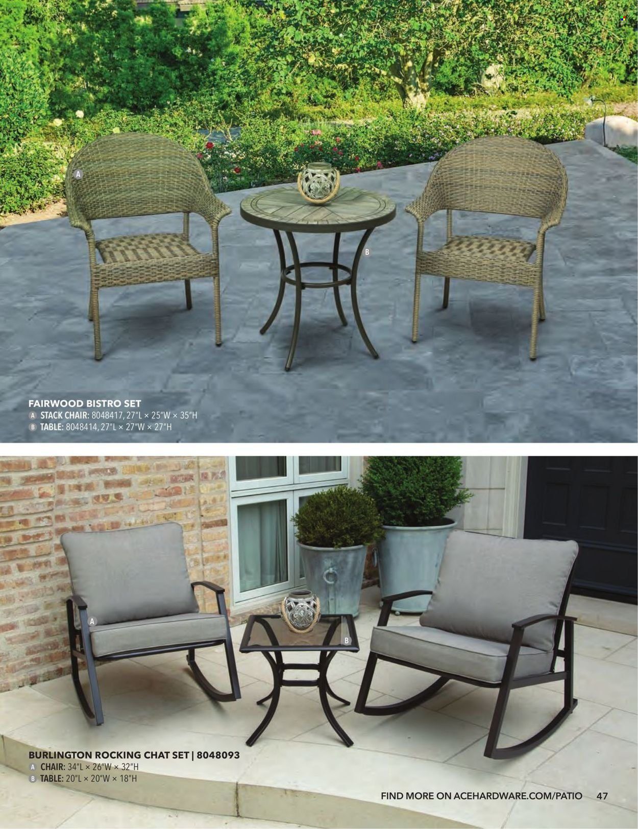 ACE Hardware Patio Catalog 2022 Weekly Ad Flyer Specials February 1 to December 31, 2022