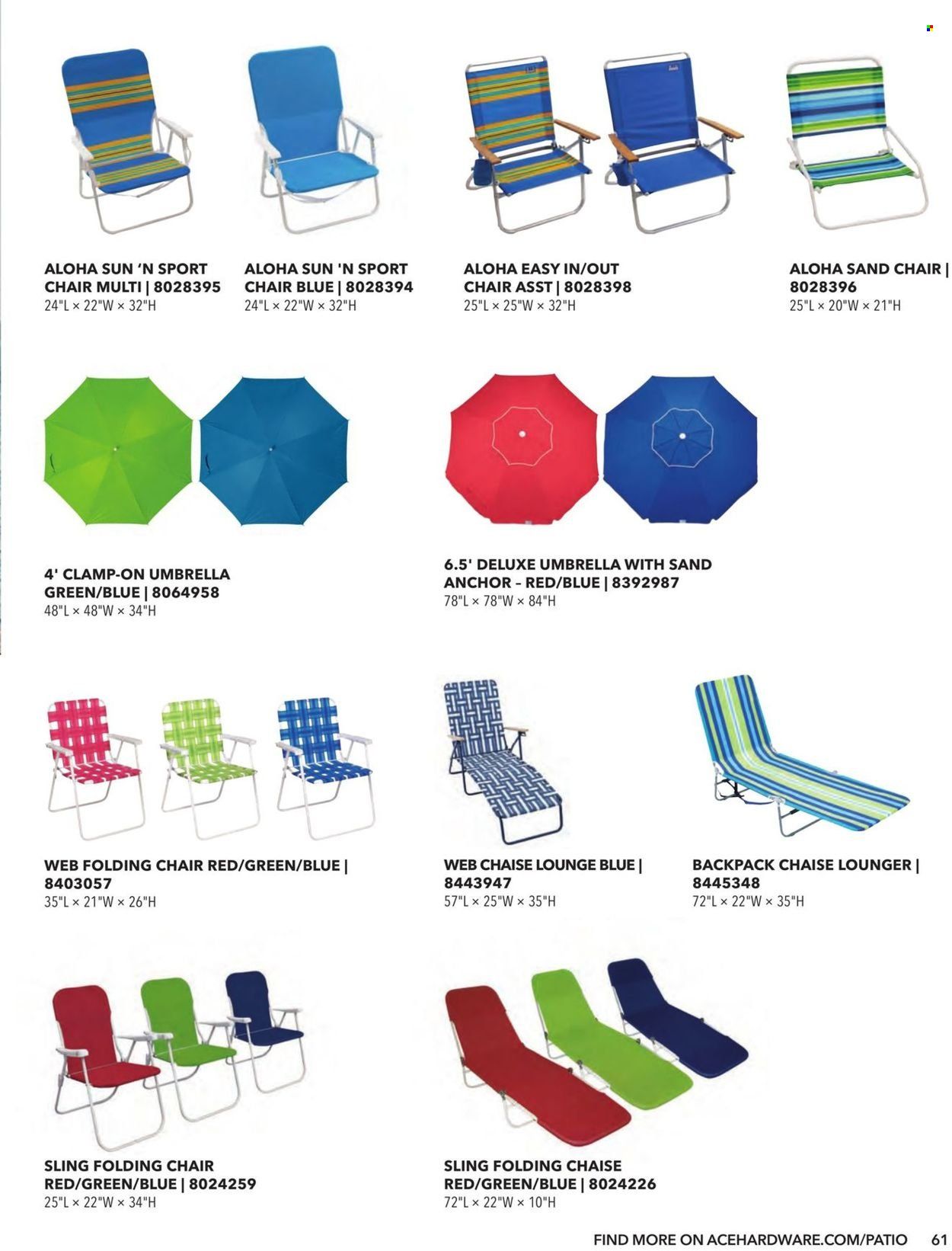 ACE Hardware Patio Catalog 2022 Weekly Ad Flyer Specials February 1 to December 31, 2022