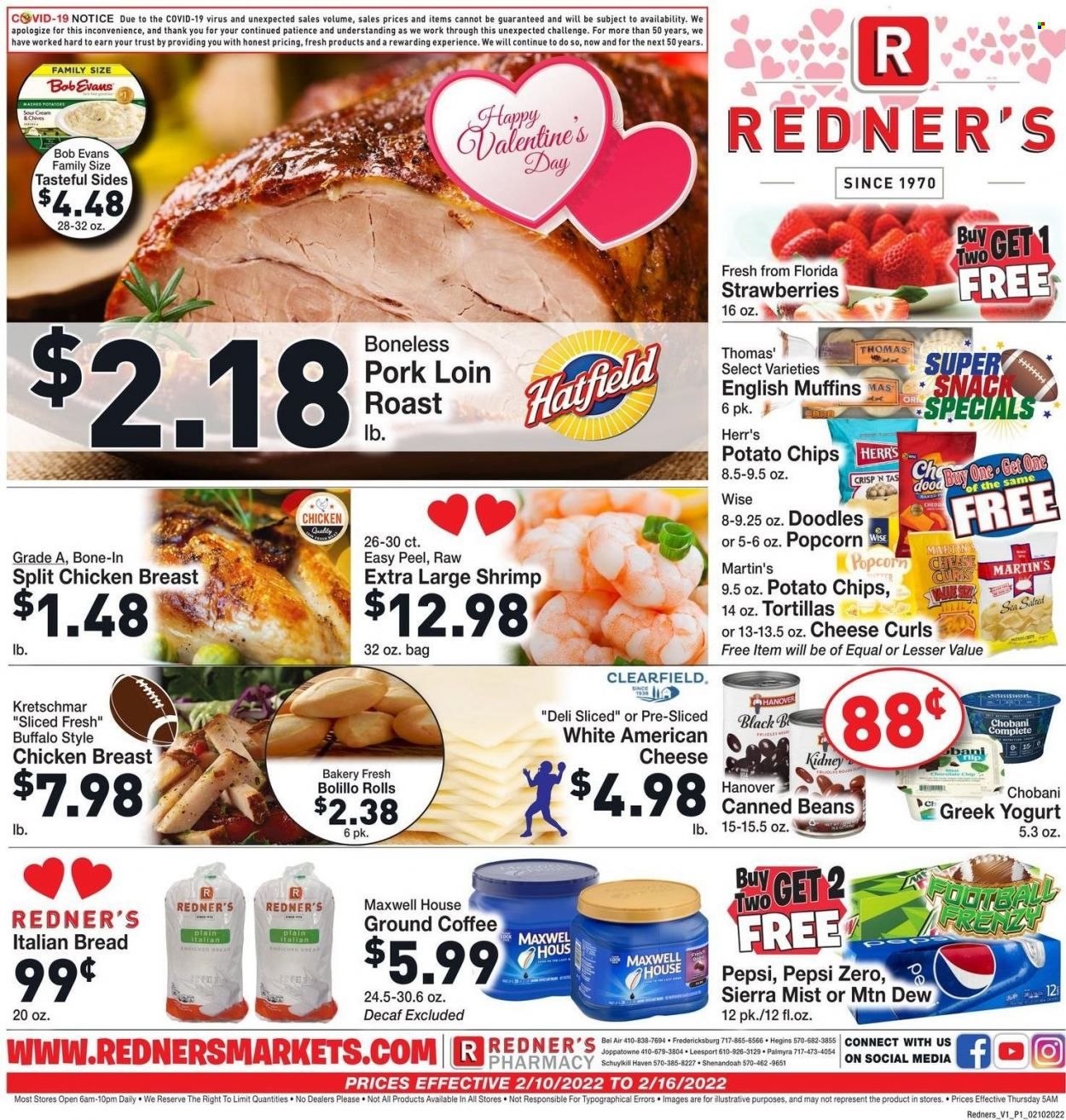Redner's Markets (DE, MD, PA) Weekly Ad Flyer February 17 to February 24