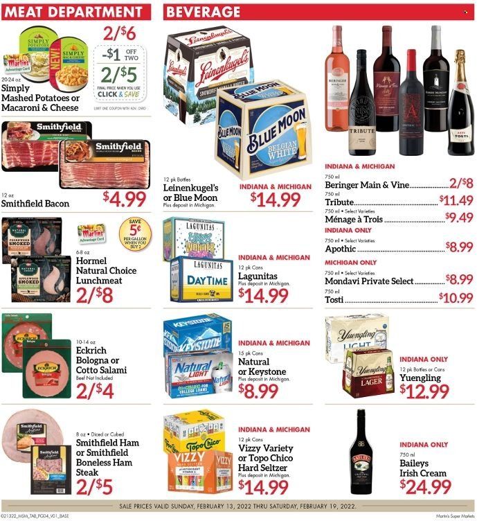 Martin’s (IN, MI) Weekly Ad Flyer February 17 to February 24