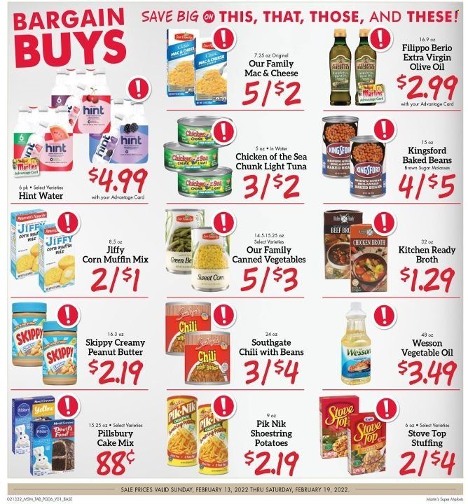 Martin’s (IN, MI) Weekly Ad Flyer February 17 to February 24
