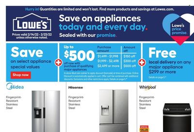Lowe's Weekly Ad Flyer February 17 to February 24