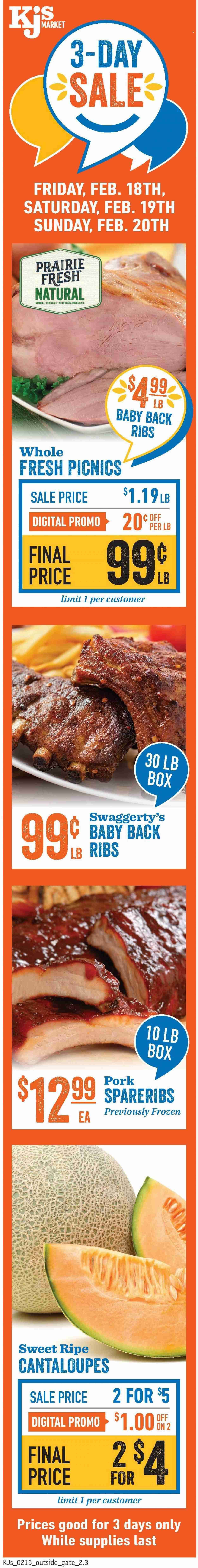 KJ´s Market (GA, SC) Weekly Ad Flyer February 17 to February 24