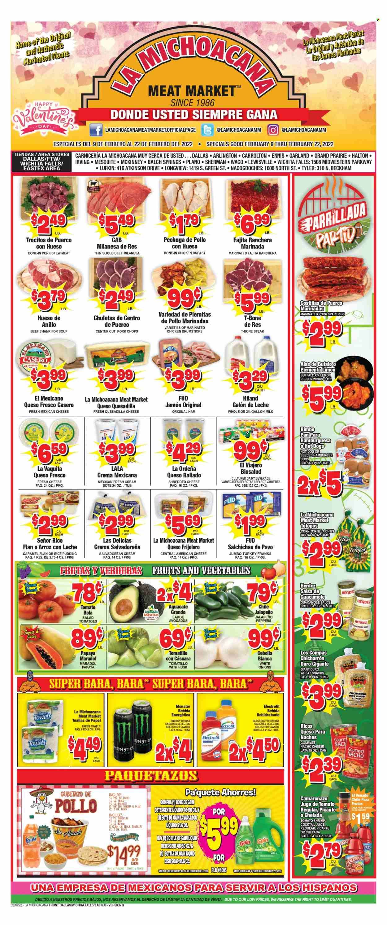 La Michoacana Meat Market (TX) Weekly Ad Flyer February 17 to February 24