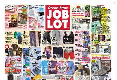 Ocean State Job Lot (CT, MA, ME, NH, NJ, NY, RI) Weekly Ad Flyer February 17 to February 24