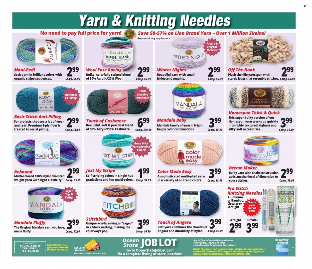 Ocean State Job Lot (CT, MA, ME, NH, NJ, NY, RI) Weekly Ad Flyer February 17 to February 24