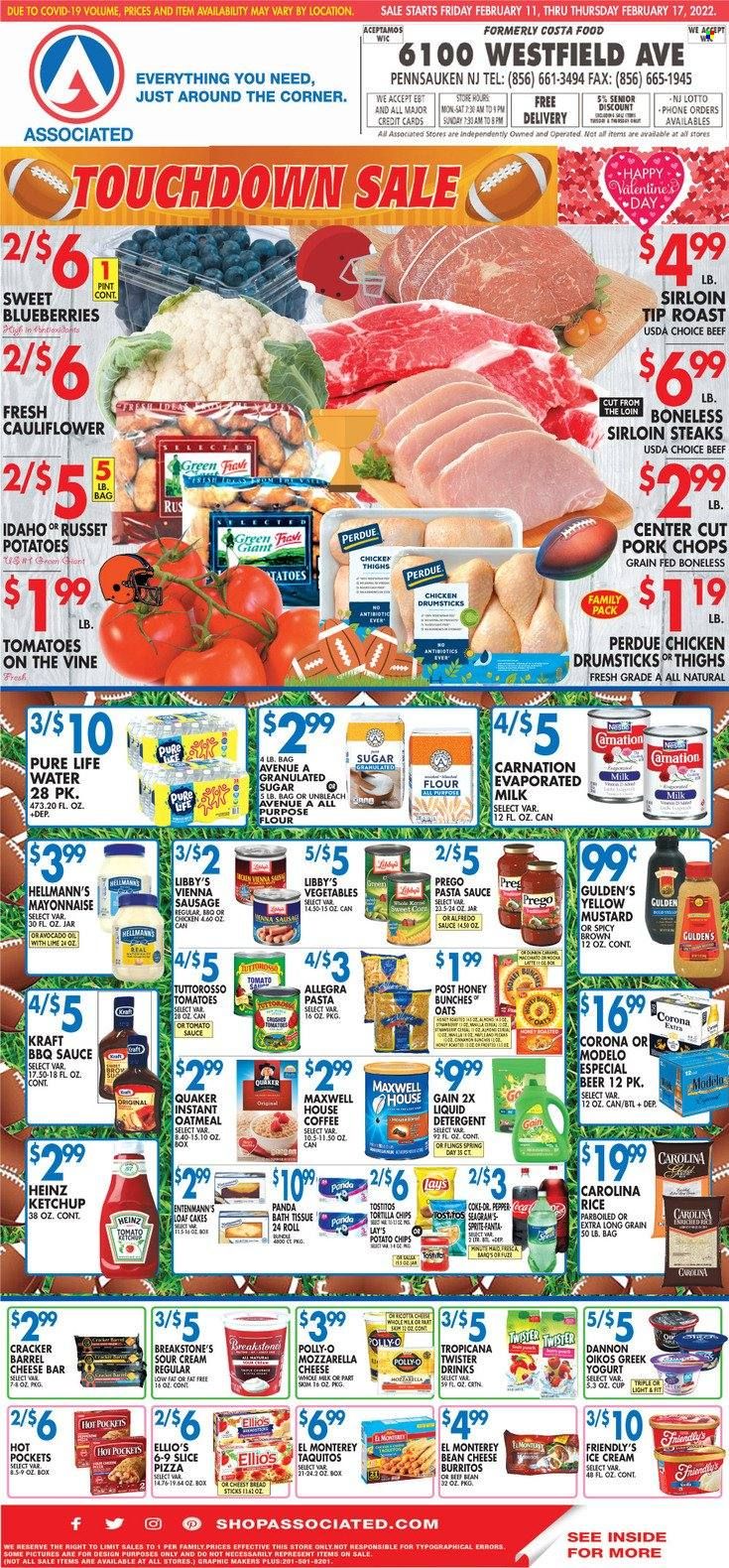 Associated Supermarkets (NY) Weekly Ad Flyer February 17 to February 24
