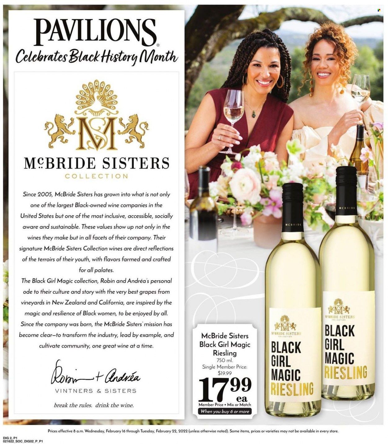 Pavilions (CA) Weekly Ad Flyer February 17 to February 24