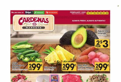 Cardenas (CA, NV) Weekly Ad Flyer February 17 to February 24