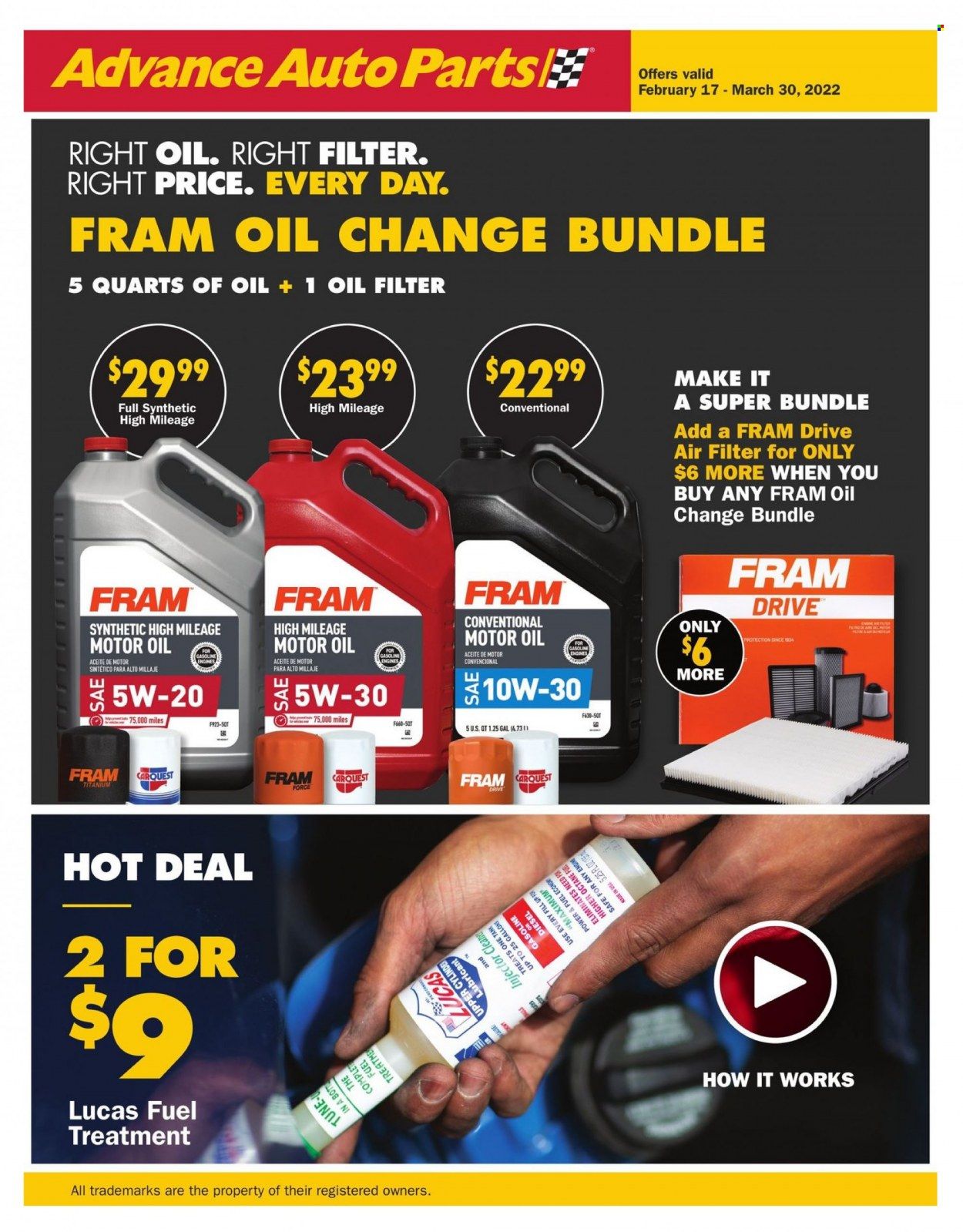 Advance Auto Parts Weekly Ad Flyer February 17 to February 24