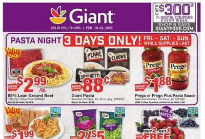 Giant Food (DE, MD, VA) Weekly Ad Flyer February 17 to February 24