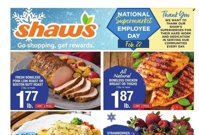Shaw’s (MA, ME, NH, RI, VT) Weekly Ad Flyer February 17 to February 24
