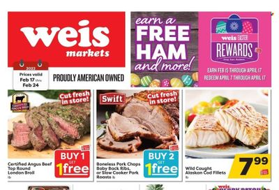 Weis (MD, NY, PA) Weekly Ad Flyer February 17 to February 24