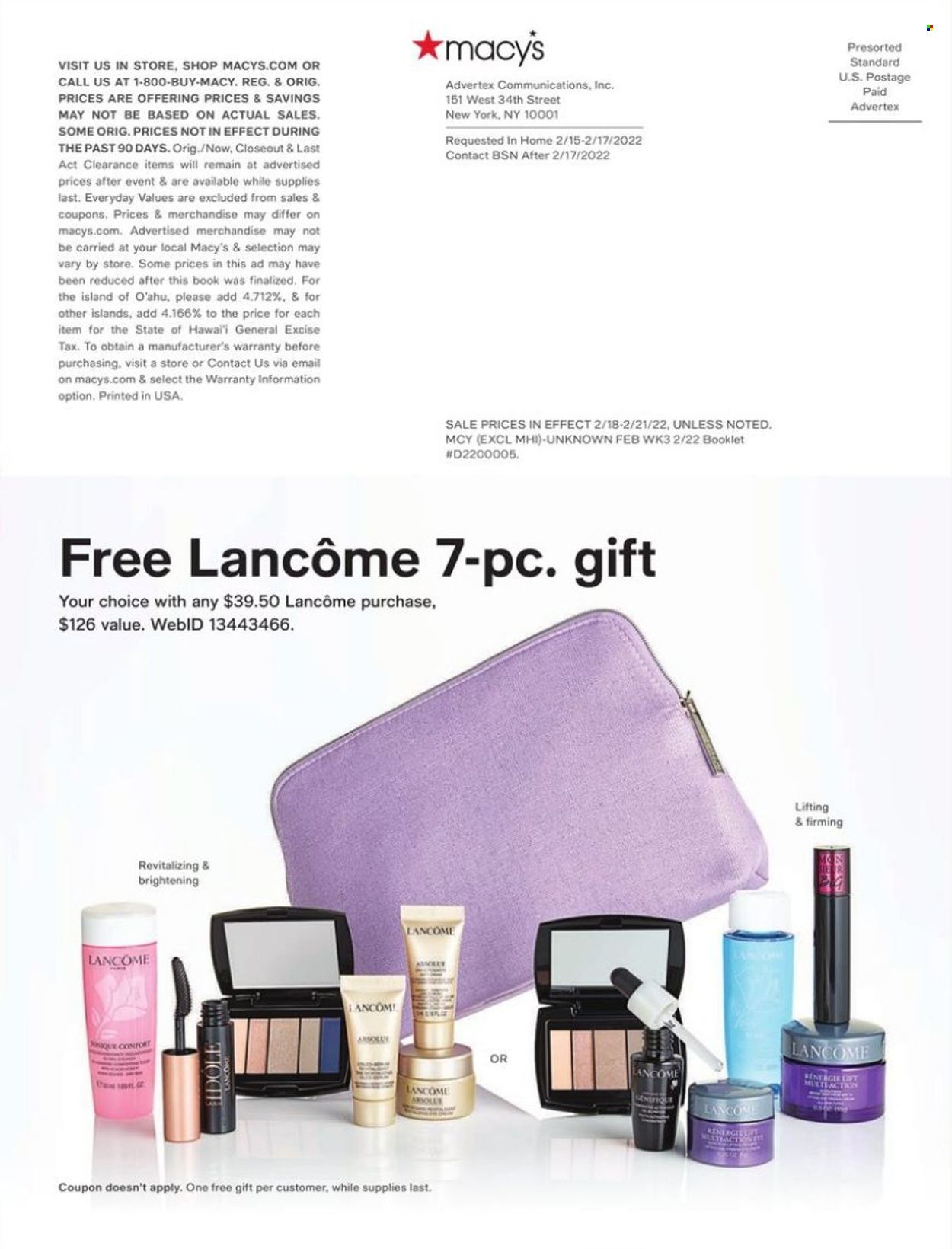 Macy's Weekly Ad Flyer February 17 to February 24