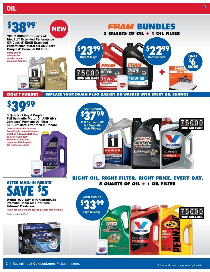 Carquest Weekly Ad Flyer February 18 to February 25