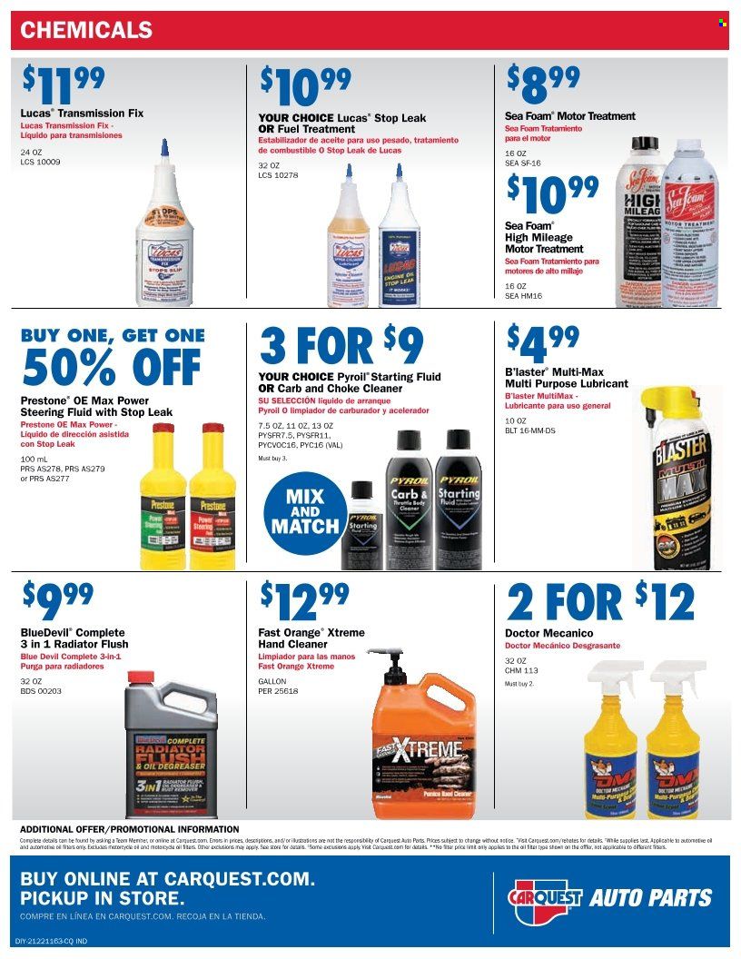 Carquest Weekly Ad Flyer February 18 to February 25