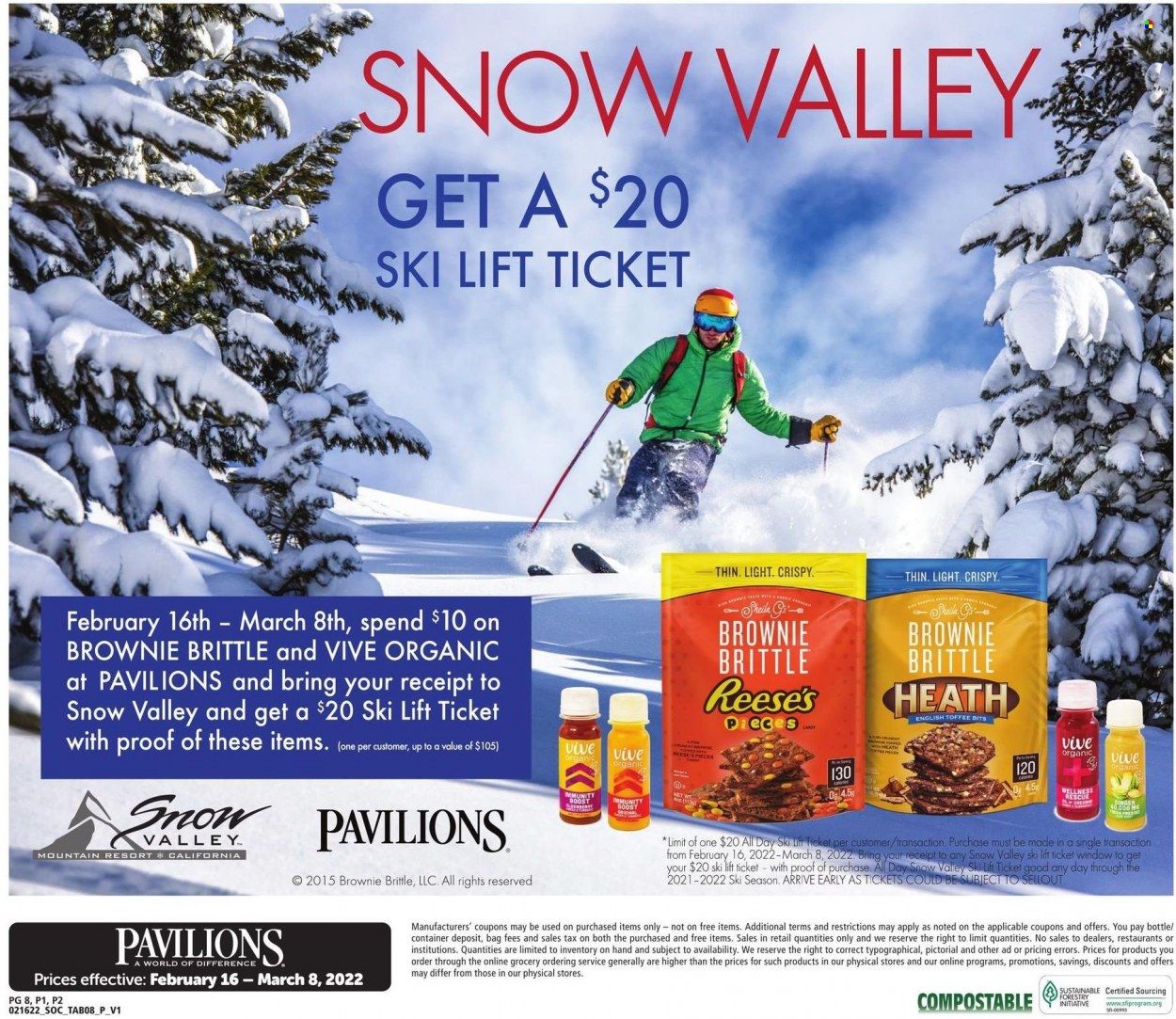Pavilions (CA) Weekly Ad Flyer February 18 to February 25