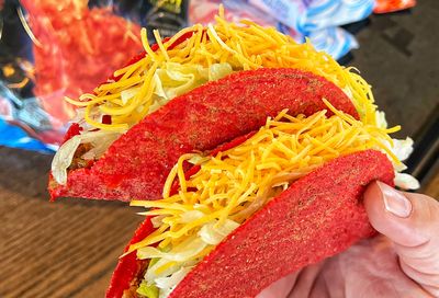 Taco Bell Premiers the Spicy New Flamin’ Hot Cool Ranch Doritos Locos Taco 