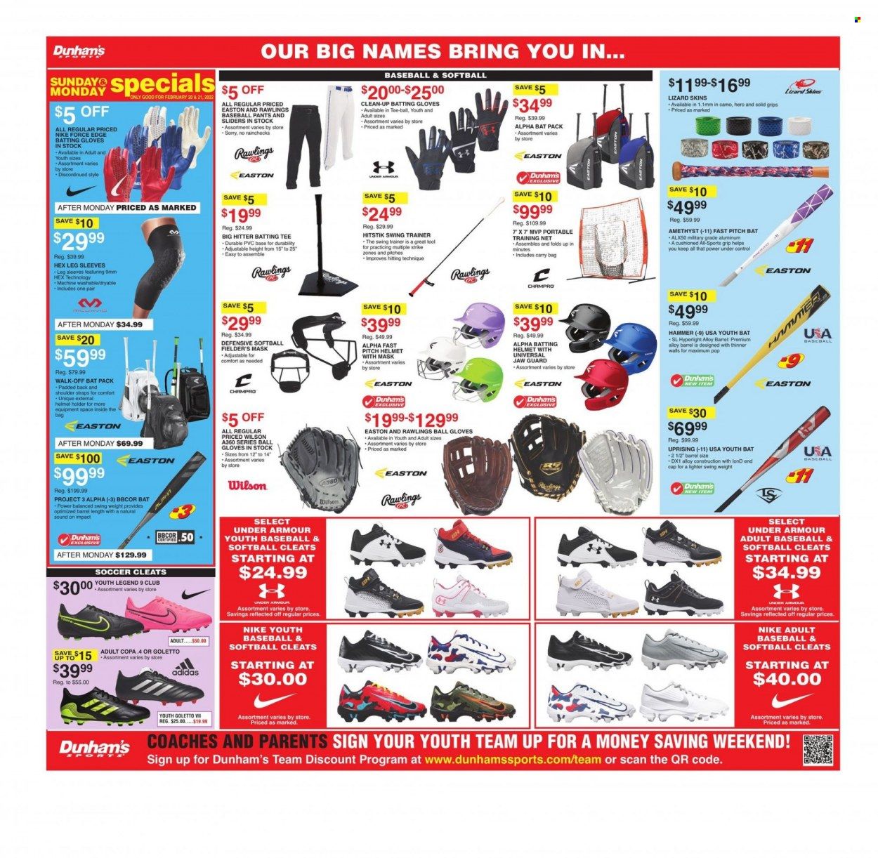 Dunham's Sports (IL, IN, KY, MN, ND, OH, PA, SD, WI) Weekly Ad Flyer February 20 to February 27