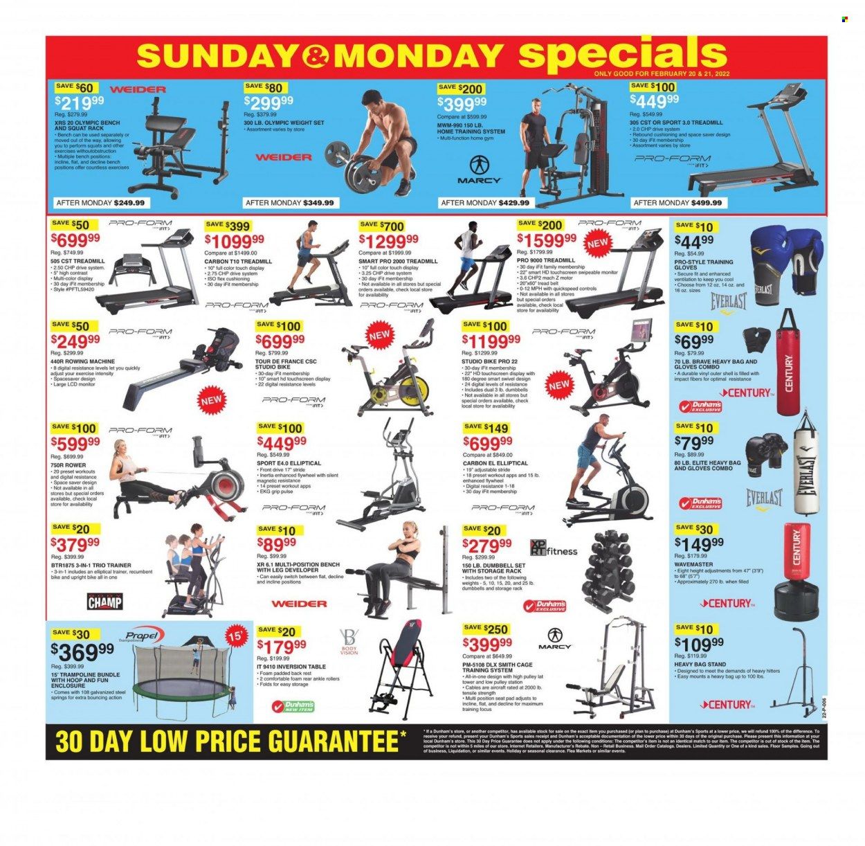 Dunham's Sports (IL, IN, KY, MN, ND, OH, PA, SD, WI) Weekly Ad Flyer February 20 to February 27