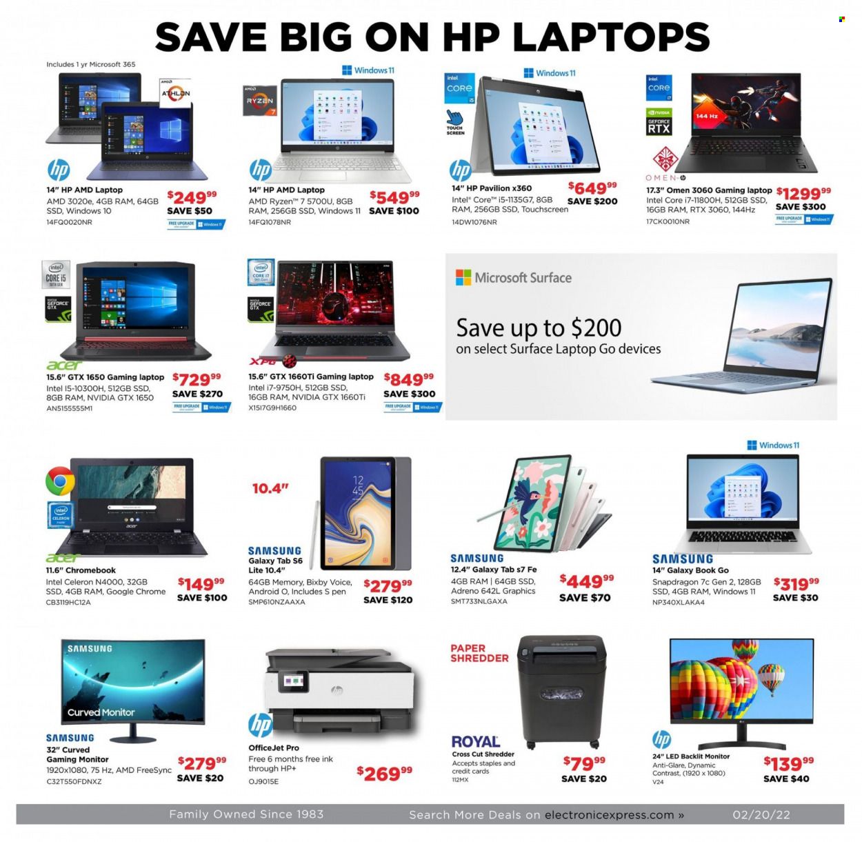 Electronic Express (AL, TN) Weekly Ad Flyer February 20 to February 27