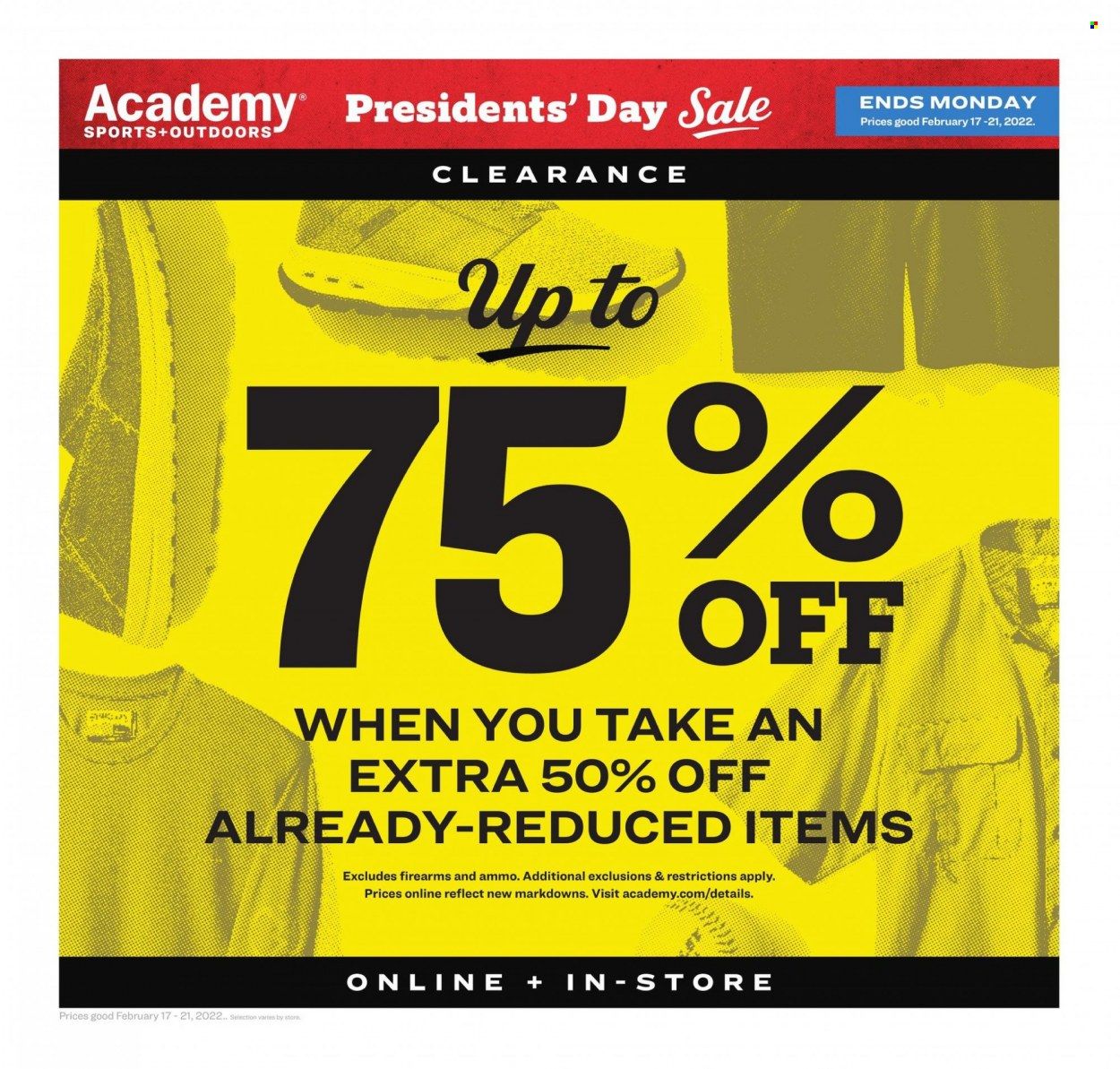 Academy Sports (AL, AR, GA, LA, MO, NC, SC, TN, TX) Weekly Ad Flyer February 21 to February 28
