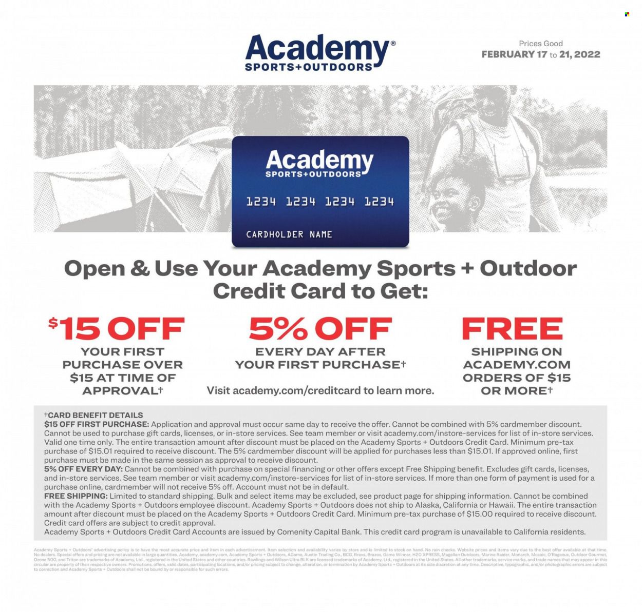 Academy Sports (AL, AR, GA, LA, MO, NC, SC, TN, TX) Weekly Ad Flyer February 21 to February 28