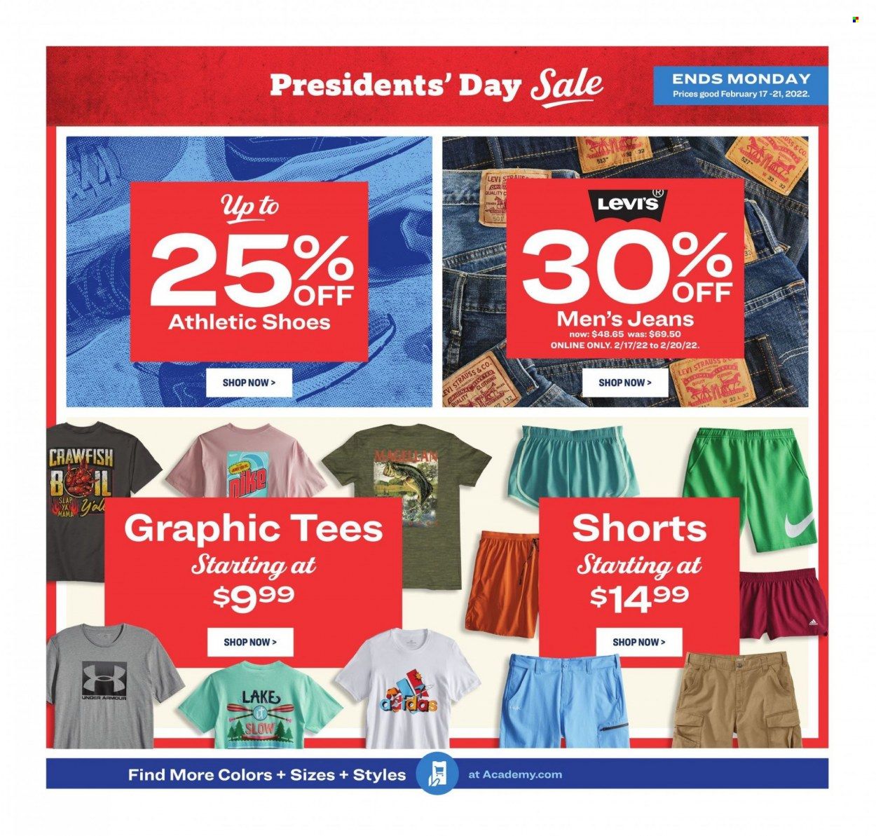 Academy Sports (AL, AR, GA, LA, MO, NC, SC, TN, TX) Weekly Ad Flyer February 21 to February 28