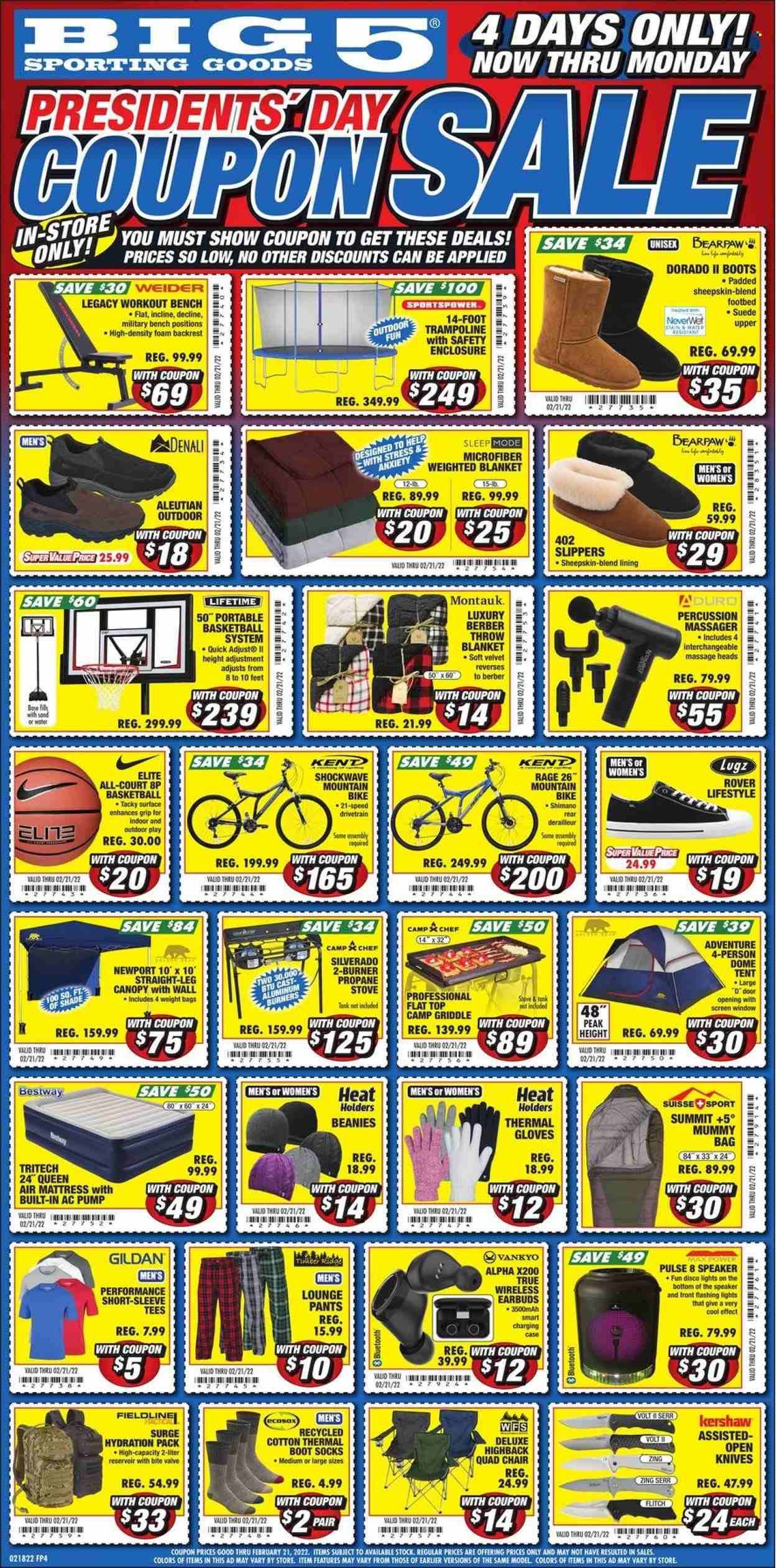 Big 5 (AZ, CA, CO, ID, NM, OR, UT, WA) Weekly Ad Flyer February 21 to February 28