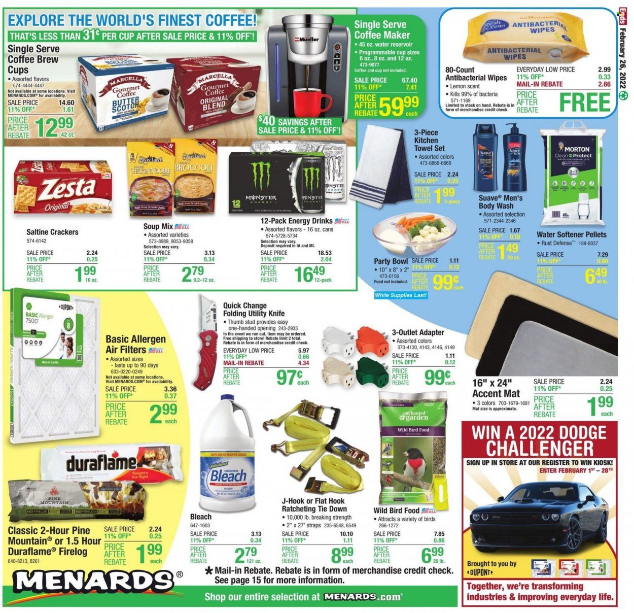 Menards Weekly Ad Flyer February 21 to February 28