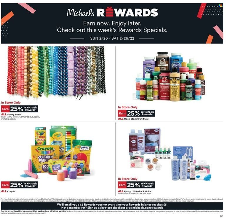 Michaels Weekly Ad Flyer February 21 to February 28