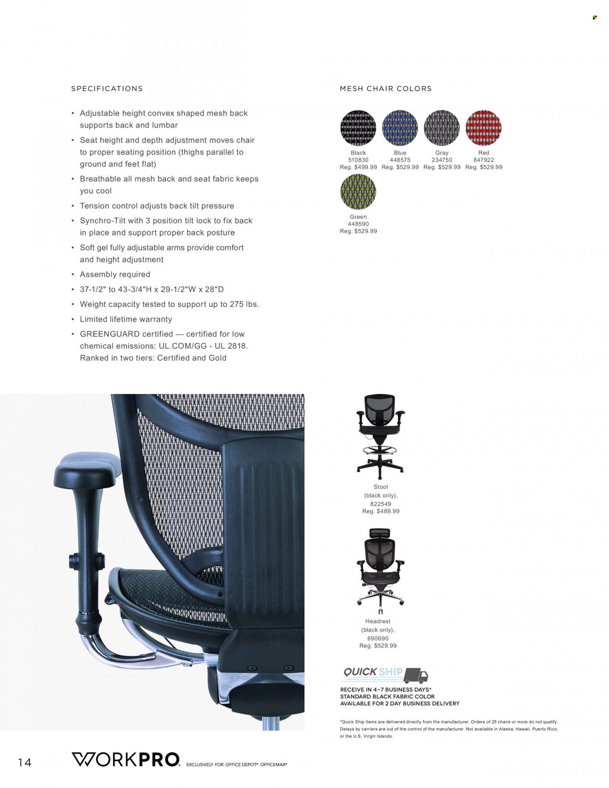 Office DEPOT Workpro 2022 Promotions & Flyer Specials November 2023
