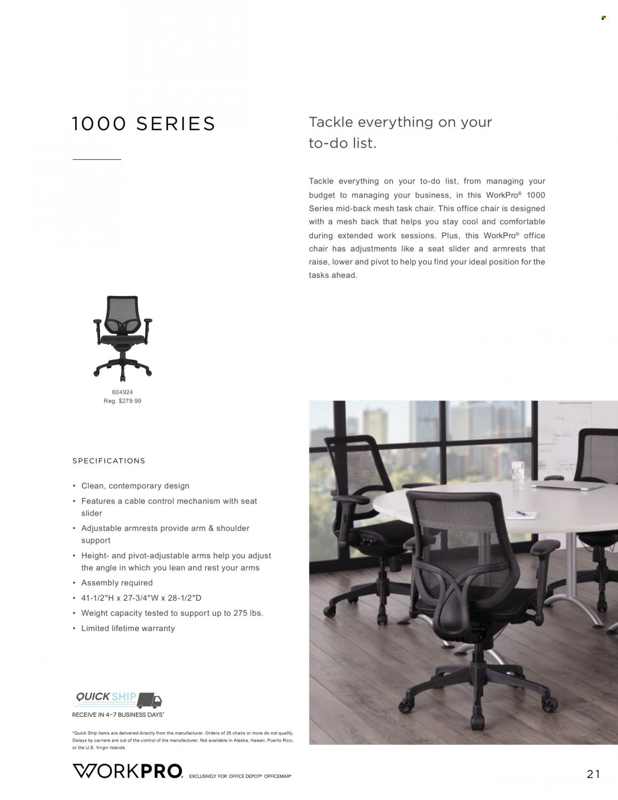 Office DEPOT Workpro 2022 Promotions & Flyer Specials November 2023