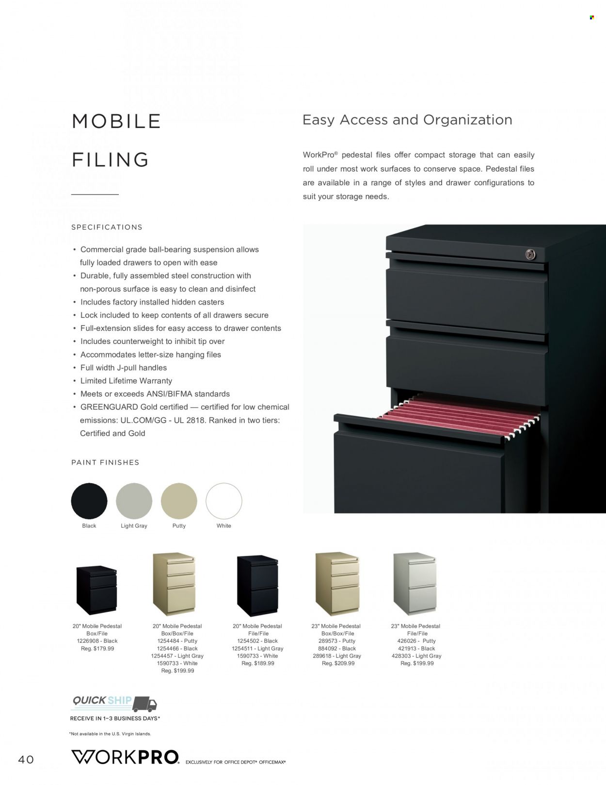 Office DEPOT Workpro 2022 Promotions & Flyer Specials November 2023
