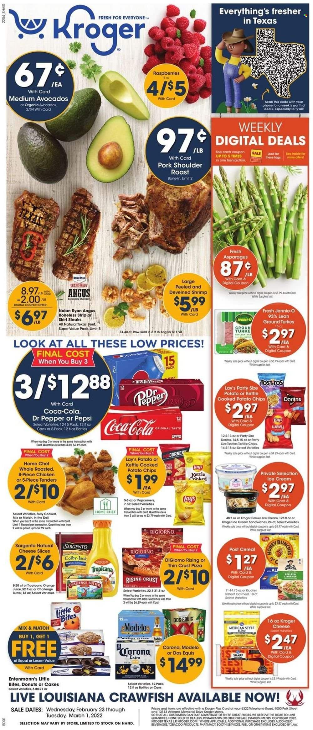 Kroger (GA, IL, LA, MI, OK, SC, TN, TX, VA) Weekly Ad Flyer February 24 to March 3