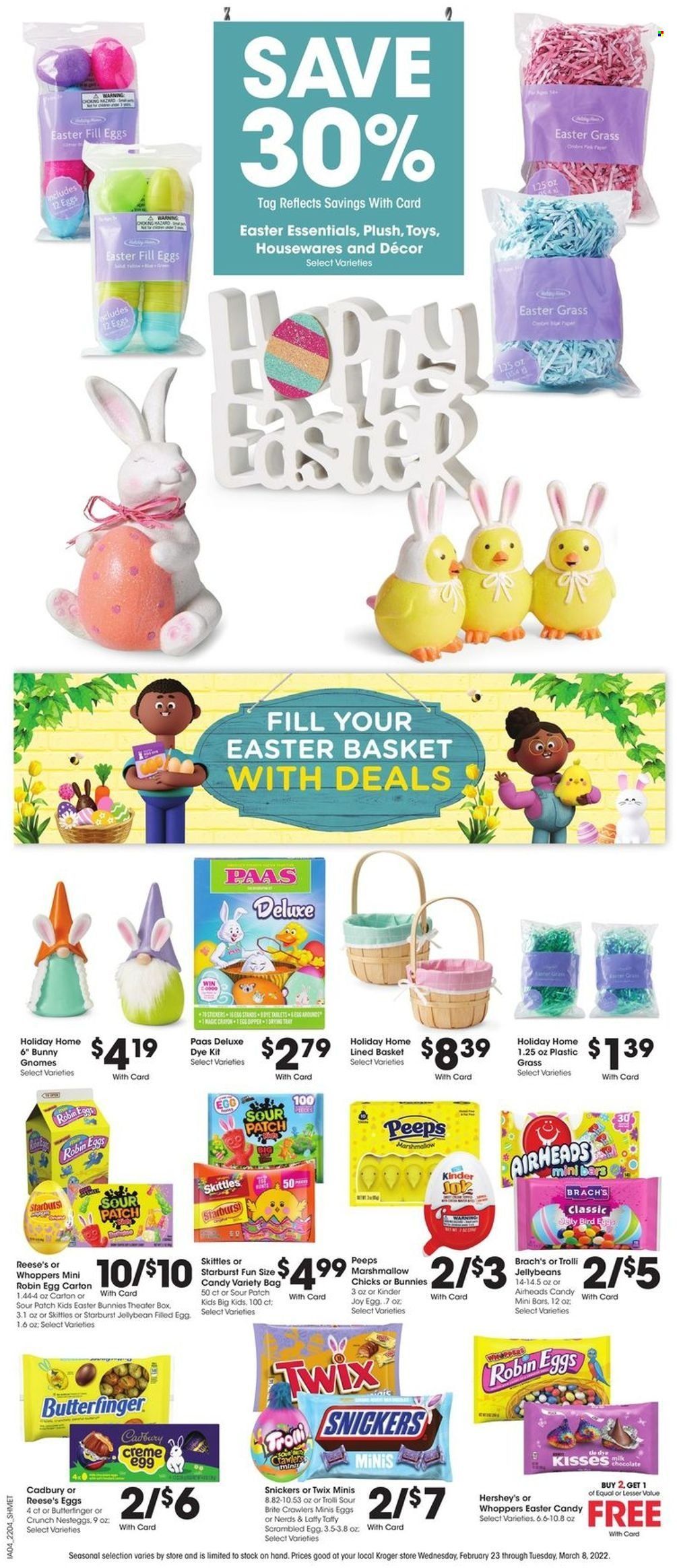 Kroger (GA, IL, LA, MI, OK, SC, TN, TX, VA) Weekly Ad Flyer February 24 to March 3
