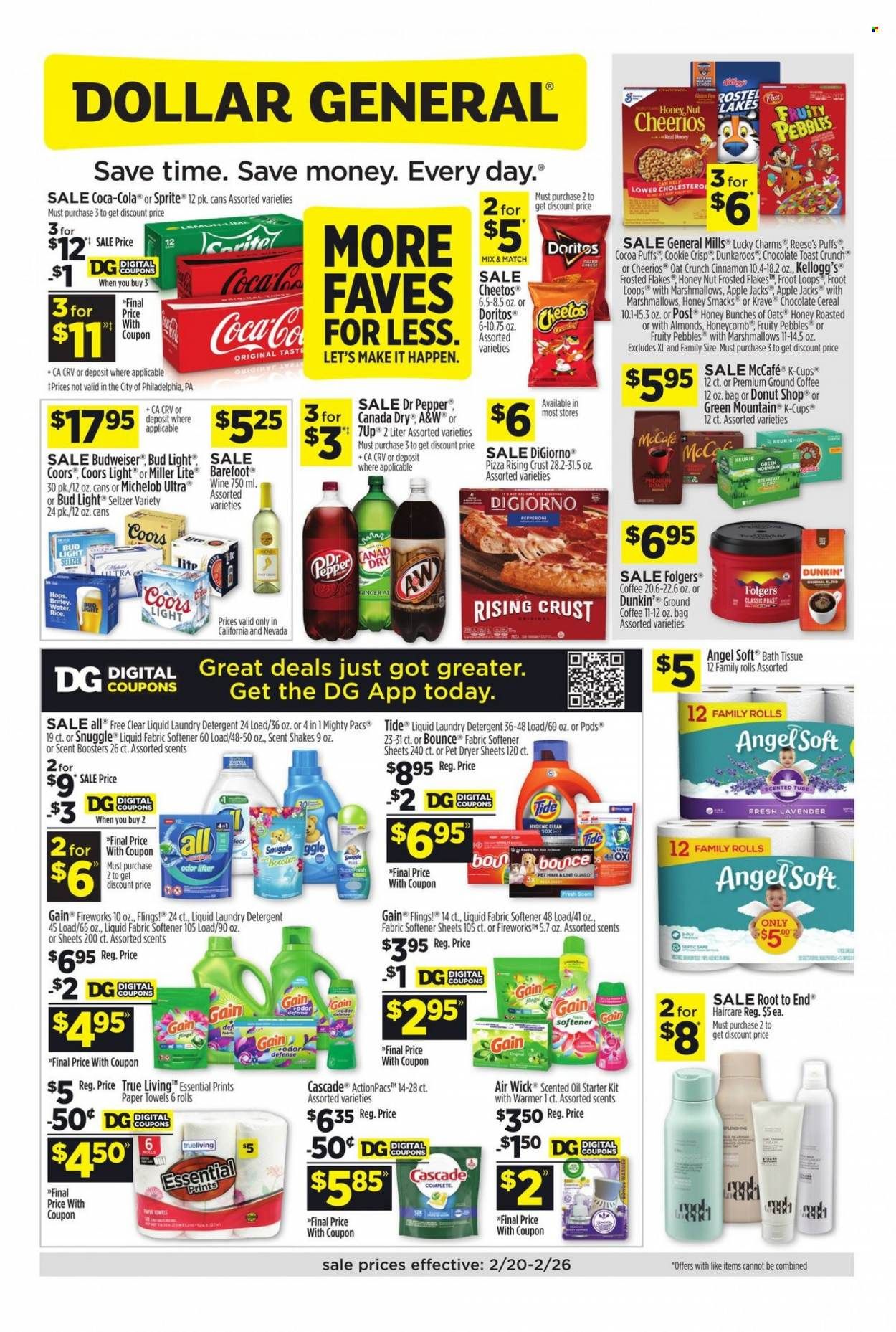 Dollar General (CA, NV) Weekly Ad Flyer February 24 to March 3