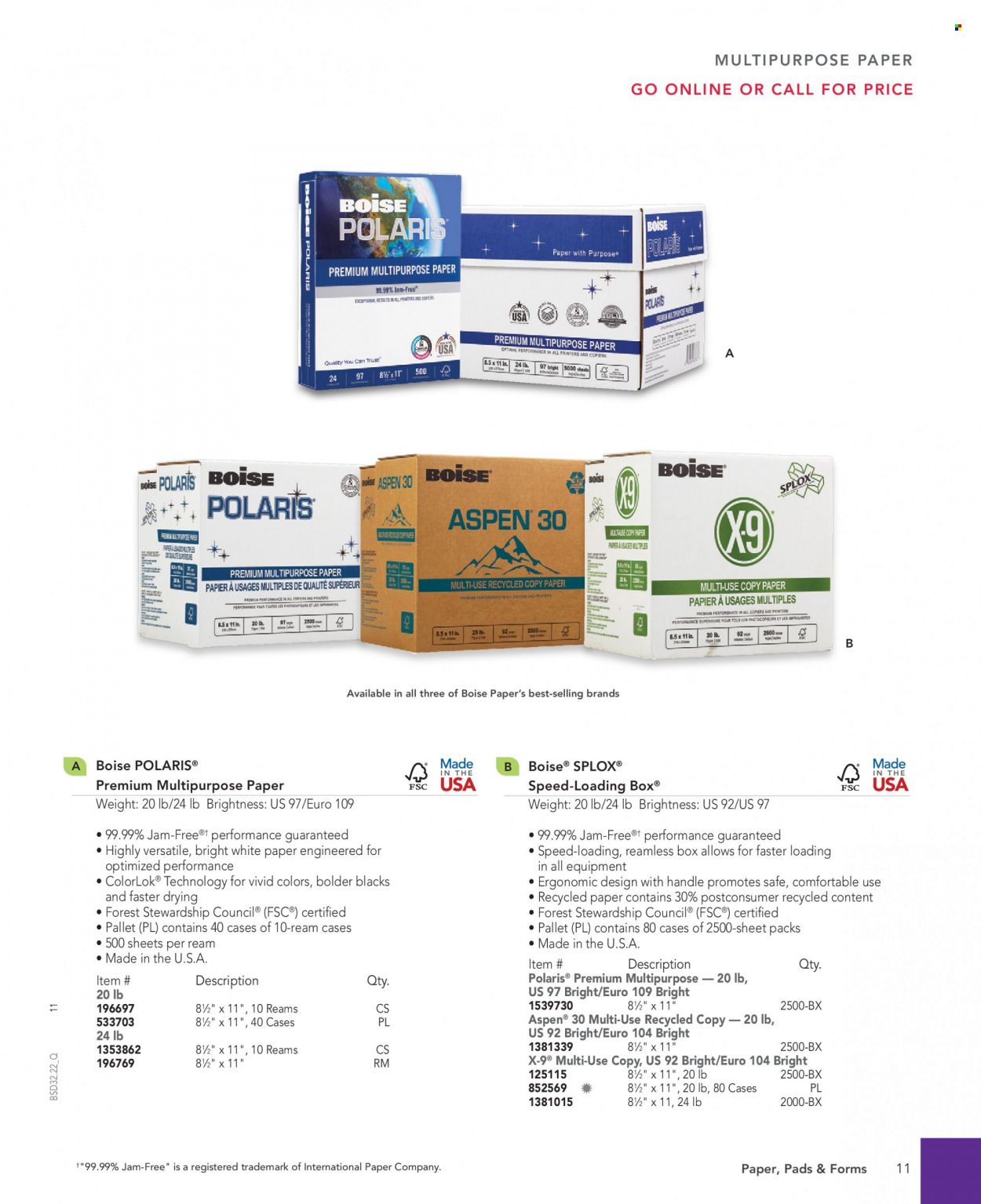 Office DEPOT 2022 Business Reference Guide Promotions & Flyer Specials September 2022