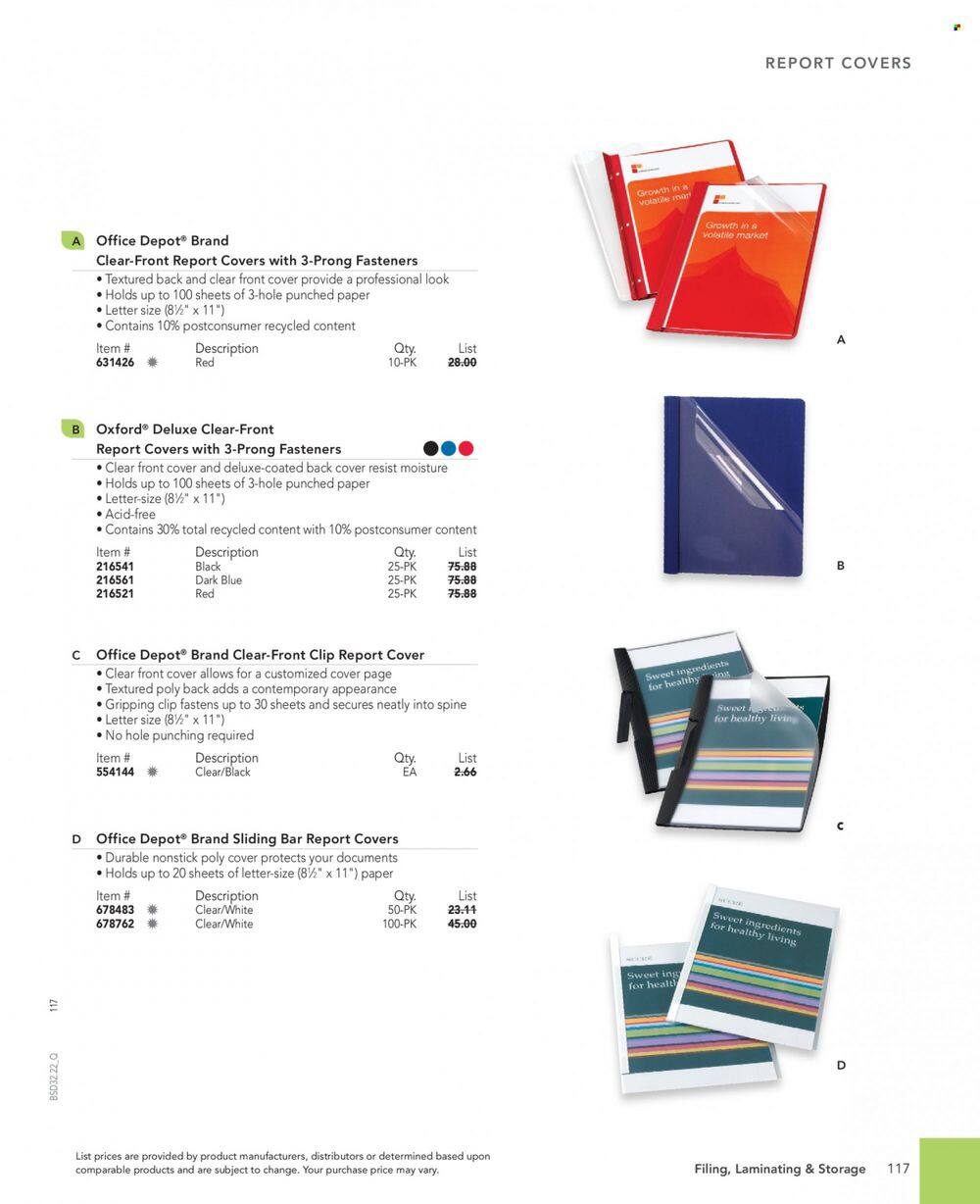 Office DEPOT 2022 Business Reference Guide Promotions & Flyer Specials September 2022