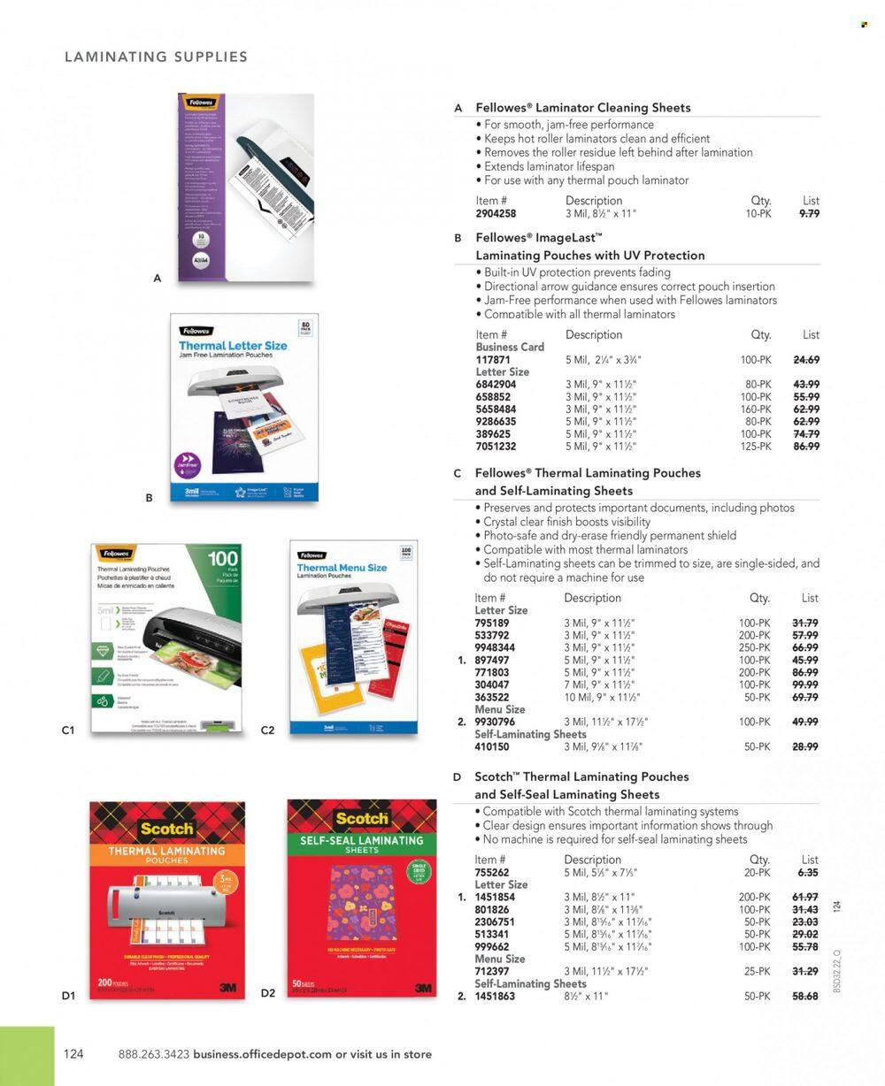 Office DEPOT 2022 Business Reference Guide Promotions & Flyer Specials September 2022