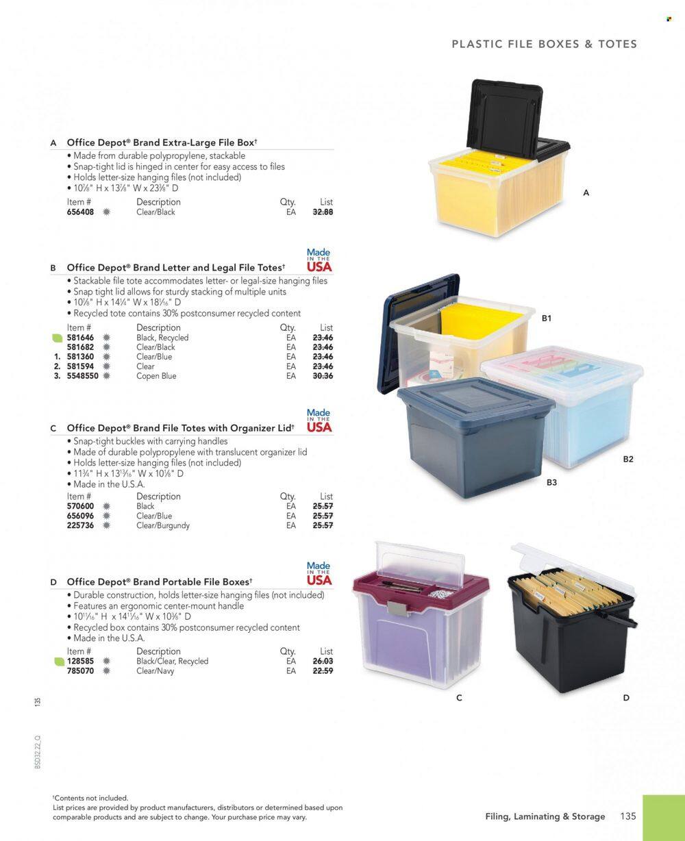 Office DEPOT 2022 Business Reference Guide Promotions & Flyer Specials September 2022