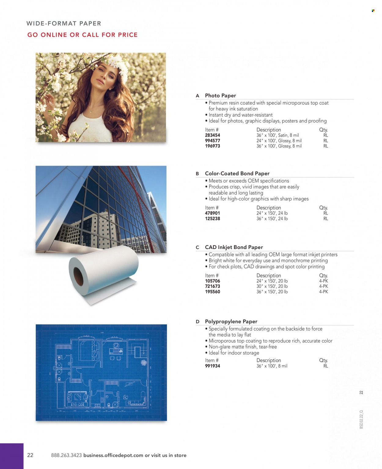 Office DEPOT 2022 Business Reference Guide Promotions & Flyer Specials September 2022