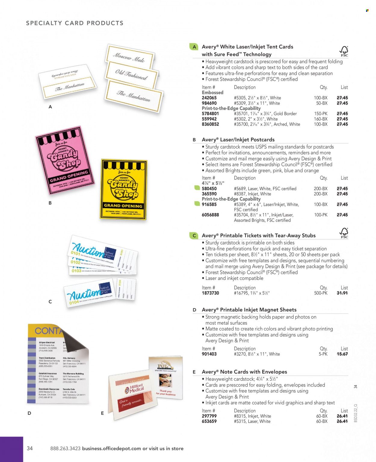 Office DEPOT 2022 Business Reference Guide Promotions & Flyer Specials September 2022
