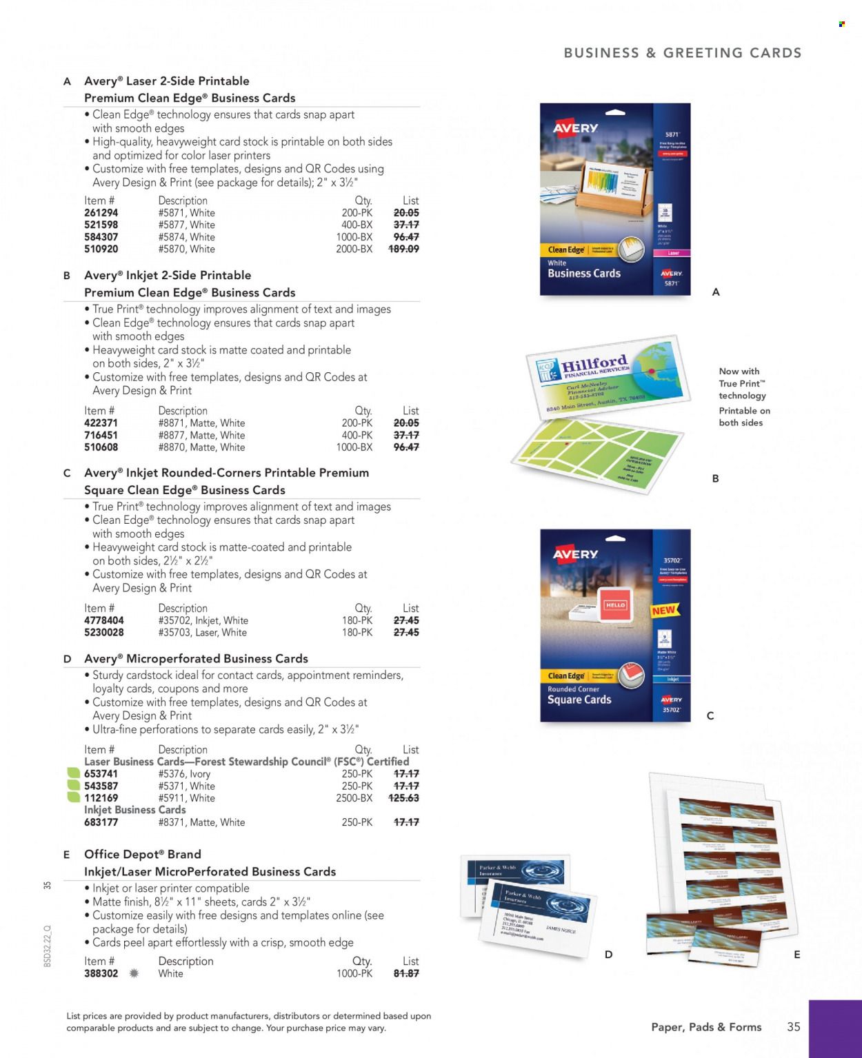 Office DEPOT 2022 Business Reference Guide Promotions & Flyer Specials September 2022