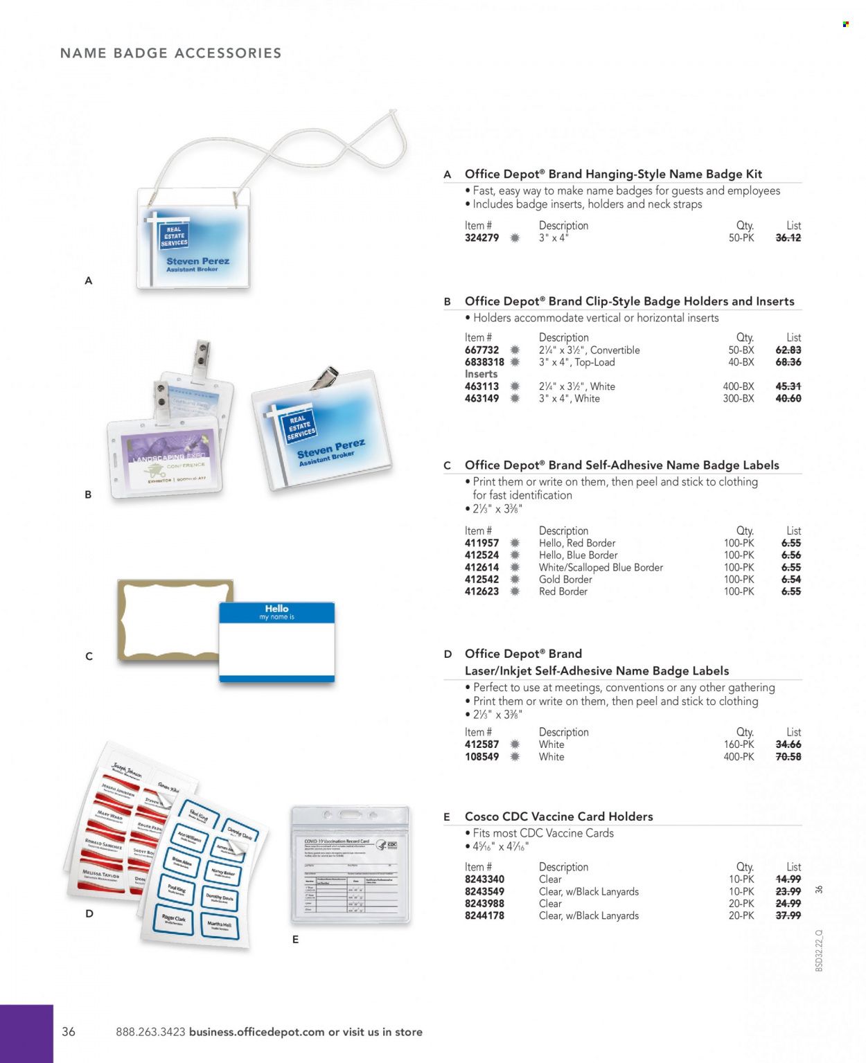 Office DEPOT 2022 Business Reference Guide Promotions & Flyer Specials September 2022