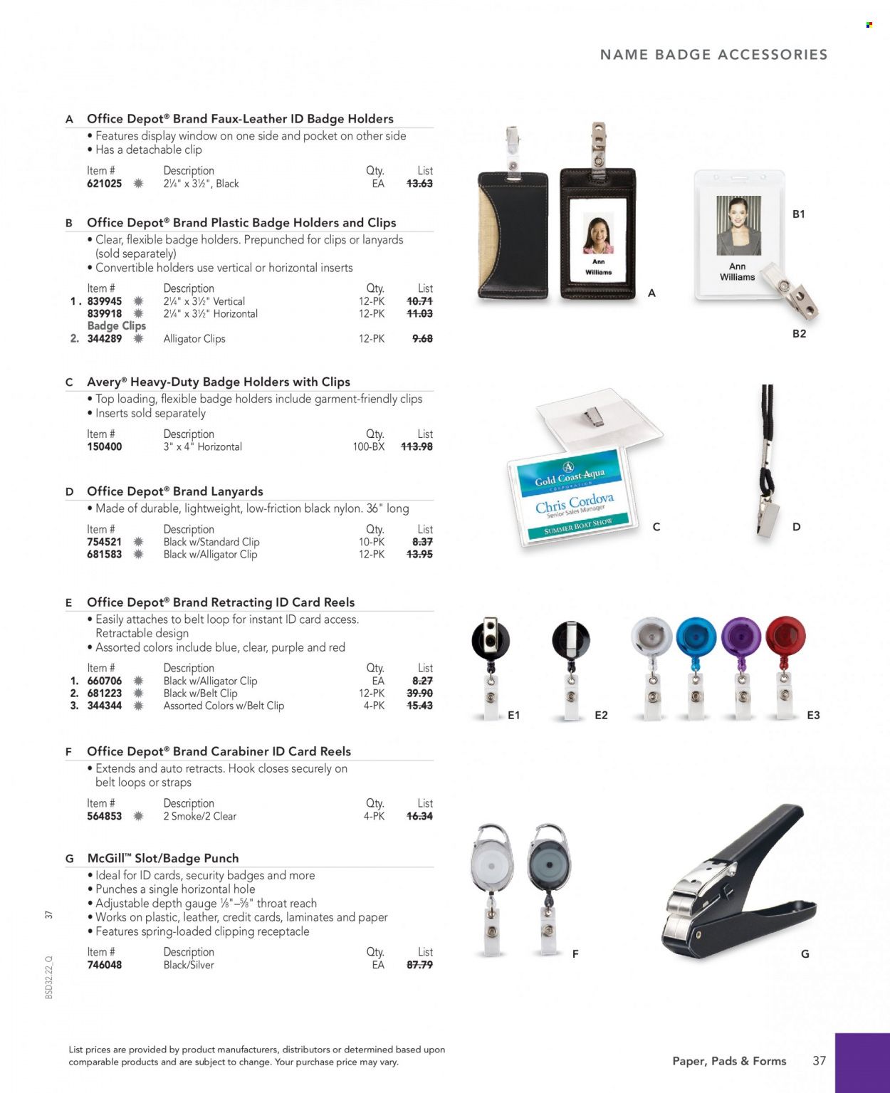 Office DEPOT 2022 Business Reference Guide Promotions & Flyer Specials September 2022