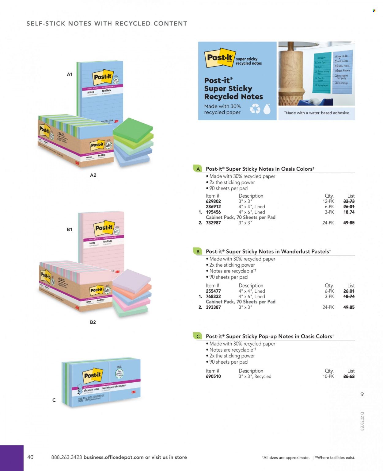 Office DEPOT 2022 Business Reference Guide Promotions & Flyer Specials September 2022