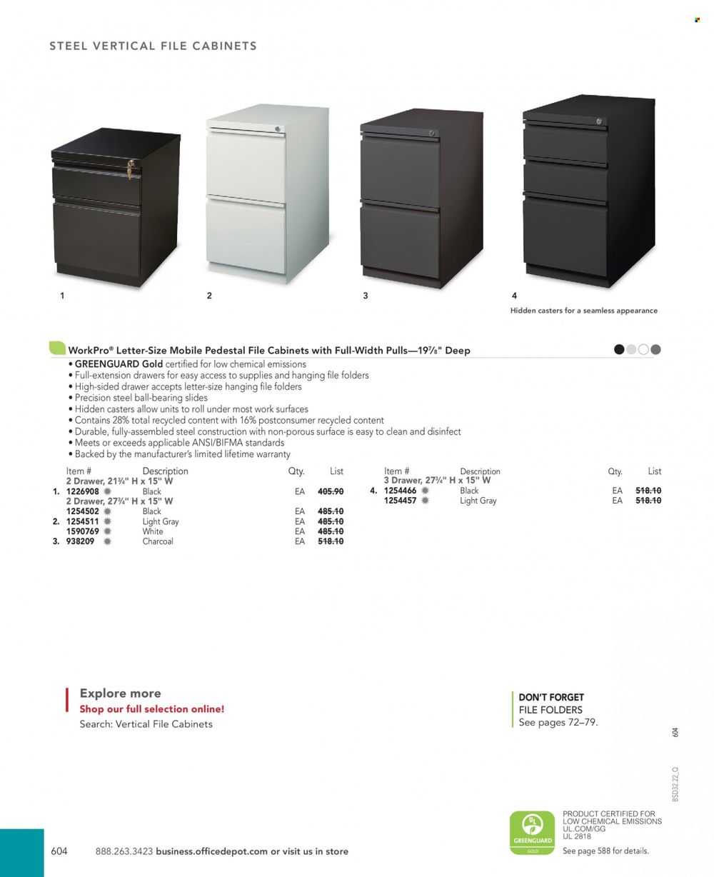 Office DEPOT 2022 Business Reference Guide Promotions & Flyer Specials September 2022